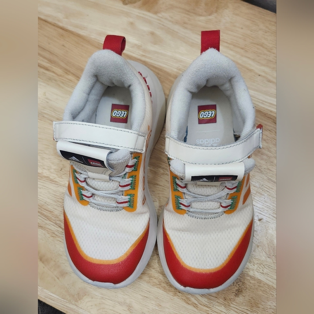 Adidas Kids Shoes - White and Red